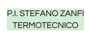 Termotecnico Stefano Zanfi